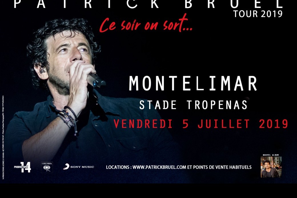 Patrick BRUEL TOUR 2019 "Ce soir on sort..."