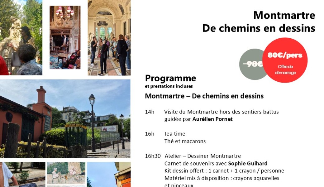 Montmartre - de chemins en dessins