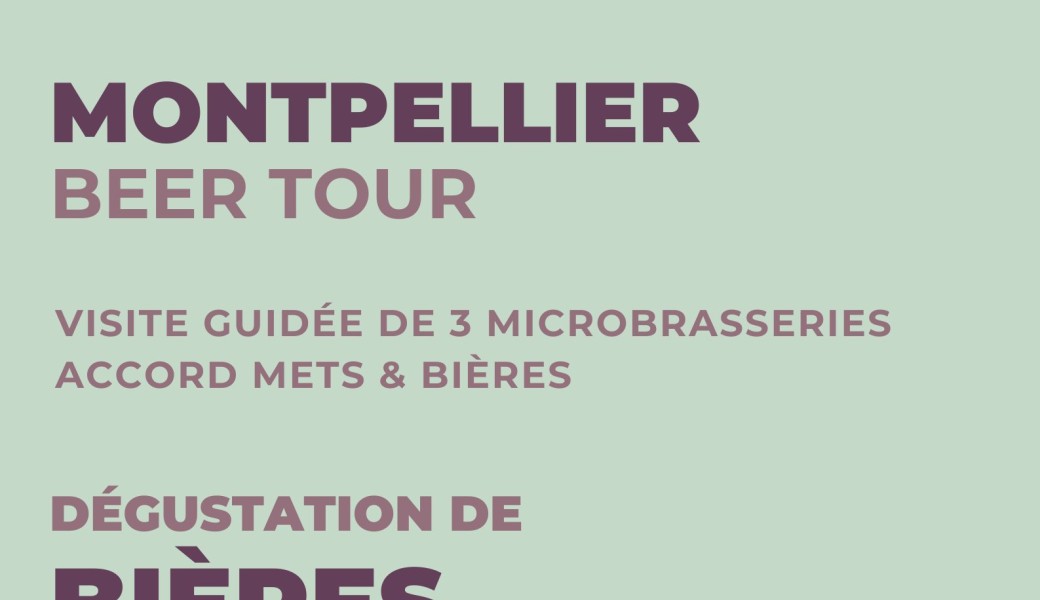Bon cadeau Montpellier Beer Tour 