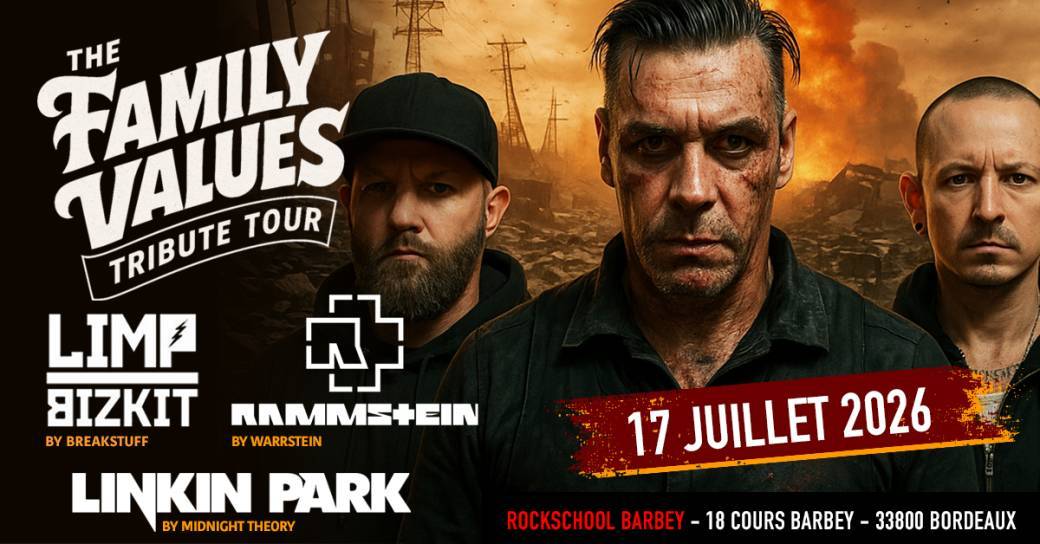 [MONTPELLIER] Concert Tribute - LINKIN PARK | LIMP BIZKIT | RAMMSTEIN