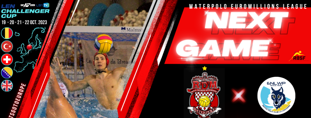 MOUSCRON vs LA LOUVIERE  SuperLeague water-polo Belgium