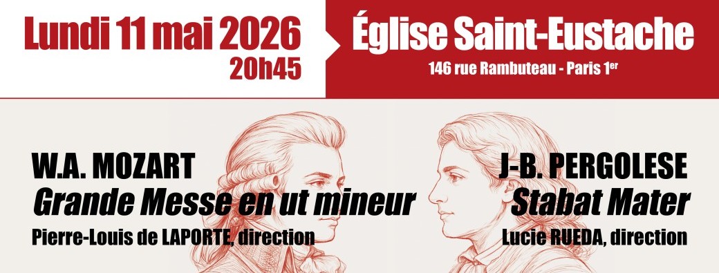 Mozart Pergolèse à Saint-Eustache