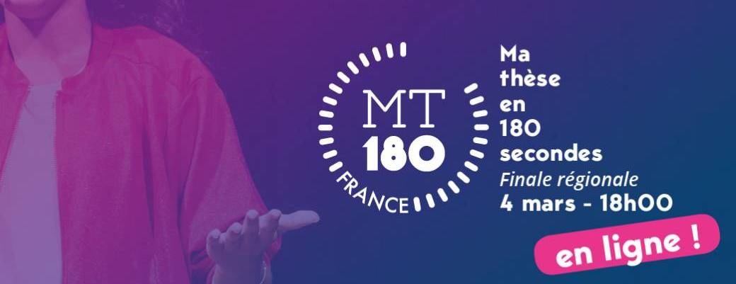 Ma thèse en 180 secondes - Finale régionale La Réunion Ma thèse en 180 secondes - Finale régionale La Réunion