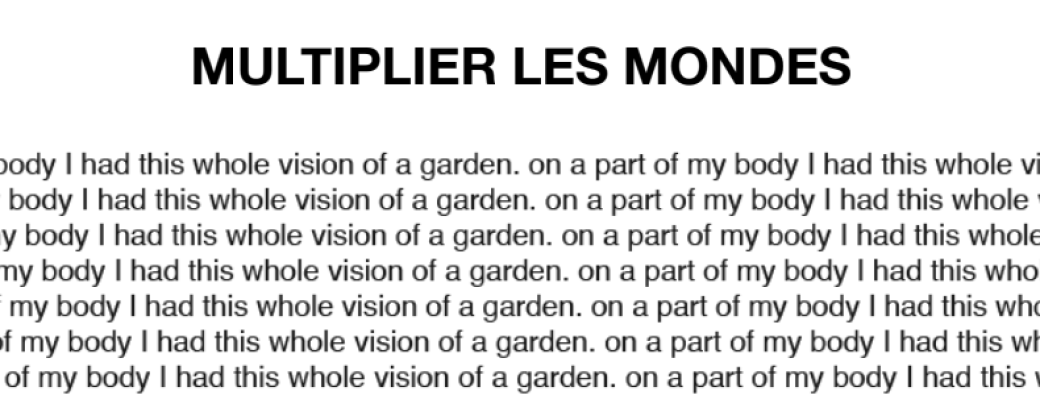 Multiplier Les Mondes + LADR ACHE