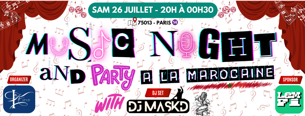 Music Night and Party à la Marocaine