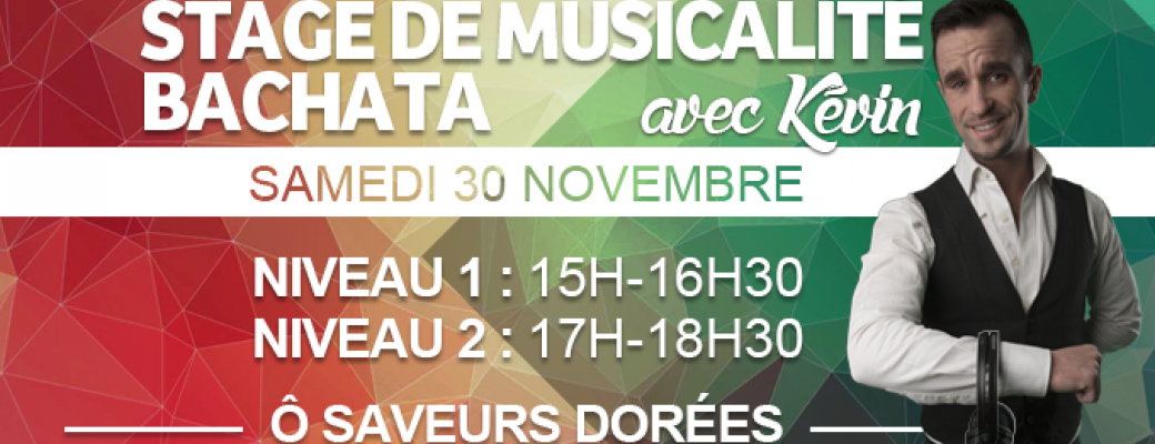 Musicalité Bachata avec Kevin