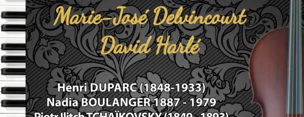 "Musiques d'ici et d'ailleurs" Marie José Delvincourt (piano) David Harlé (violoncelle)