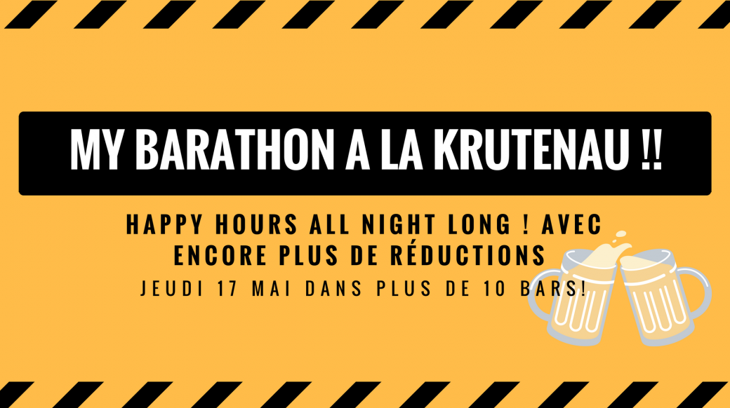 My Barathon à la Krutenau - Strasbourg le 17 mai
