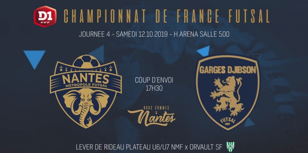 NANTES METROPOLE FUTSAL / GARGES DJIBSON