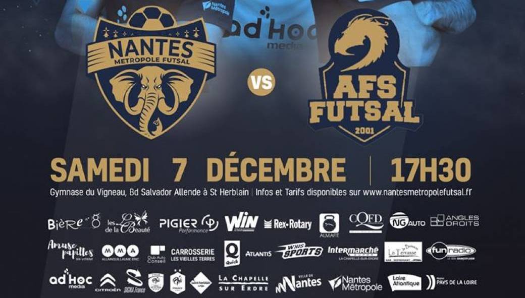NANTES METROPOLE FUTSAL / AFS ROUBAIX