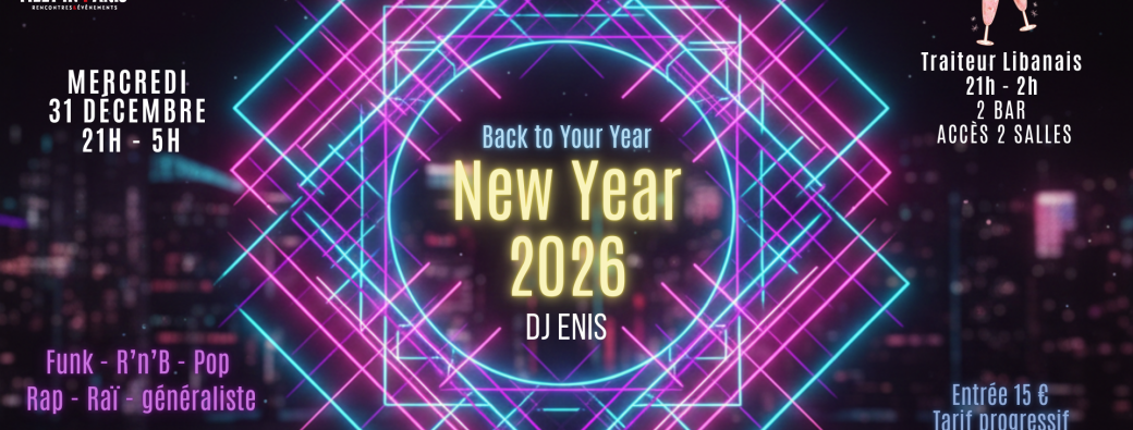 NEW YEAR 2026 Généraliste DJ Enis