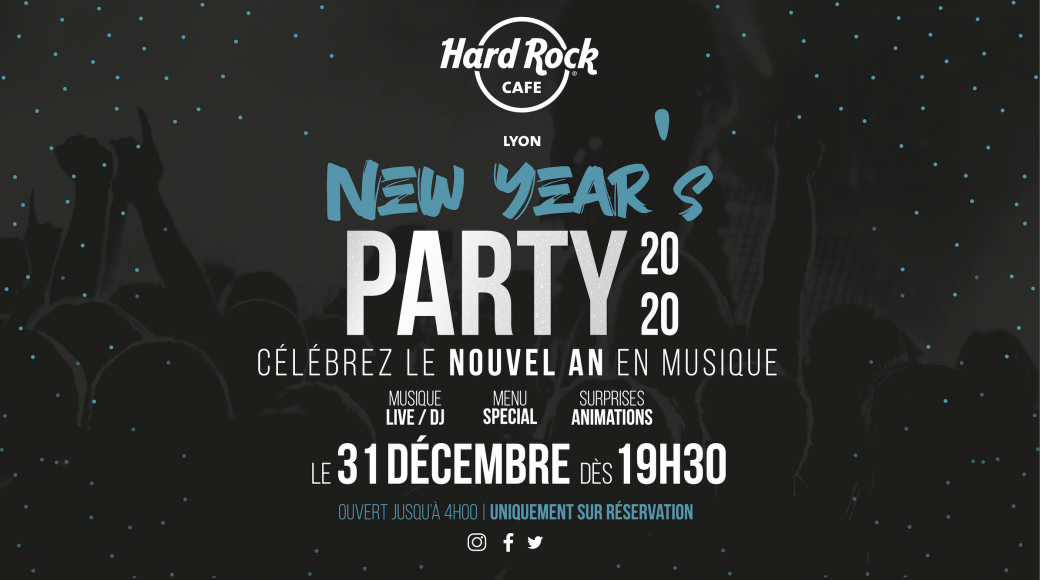 New Year's Party 2020 au Hard Rock Cafe