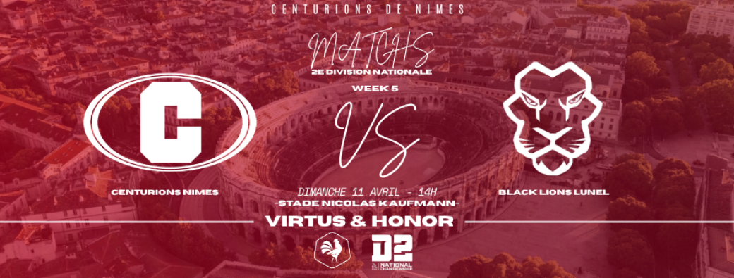 Nîmes Centurions/Black Lions Lunel