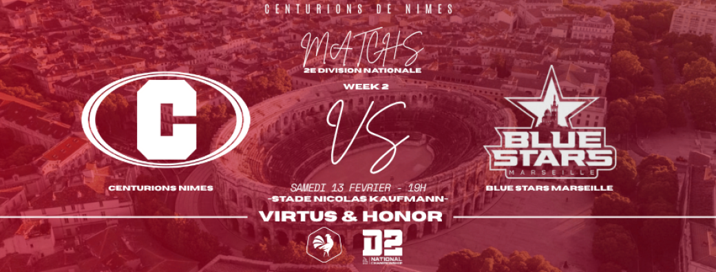 Nîmes Centurions/Blue Stars Marseille