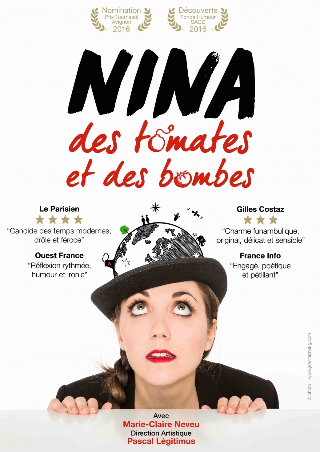 Marie-Claire Neveu dans "Nina, des tomates et des bombes"
