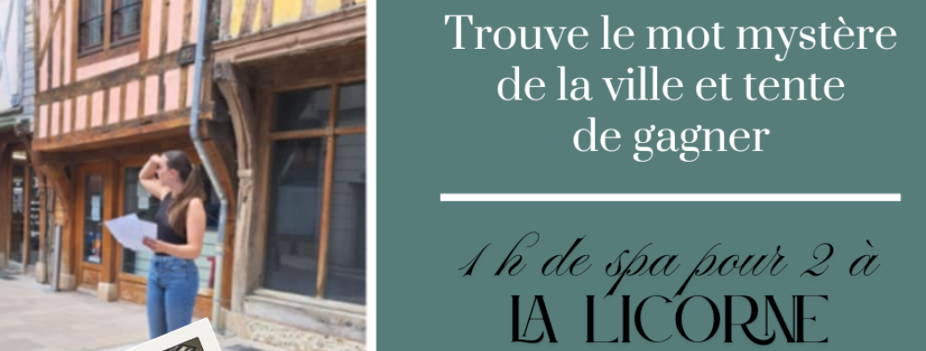 Le mot Mystère et ses cadeaux (Troyes)