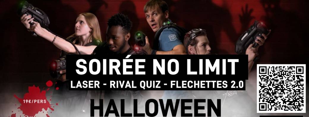 No Limit Halloween 2025 Metz Laser Game - Rival Quiz - Flechettes