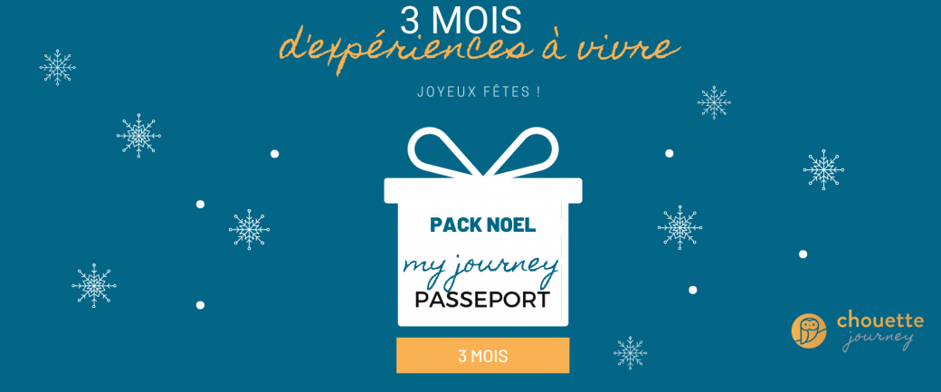 Noël - "My journey" 3 mois d'expériences Pack Passeport