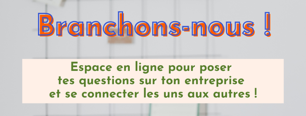 NOUVEAU "Branchons-nous" 