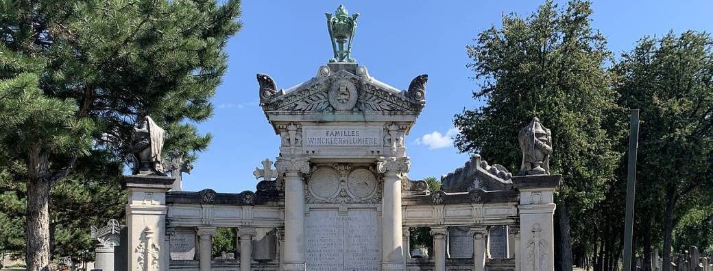 Cimetière de la Guillotière Nouveau, avec Lauren