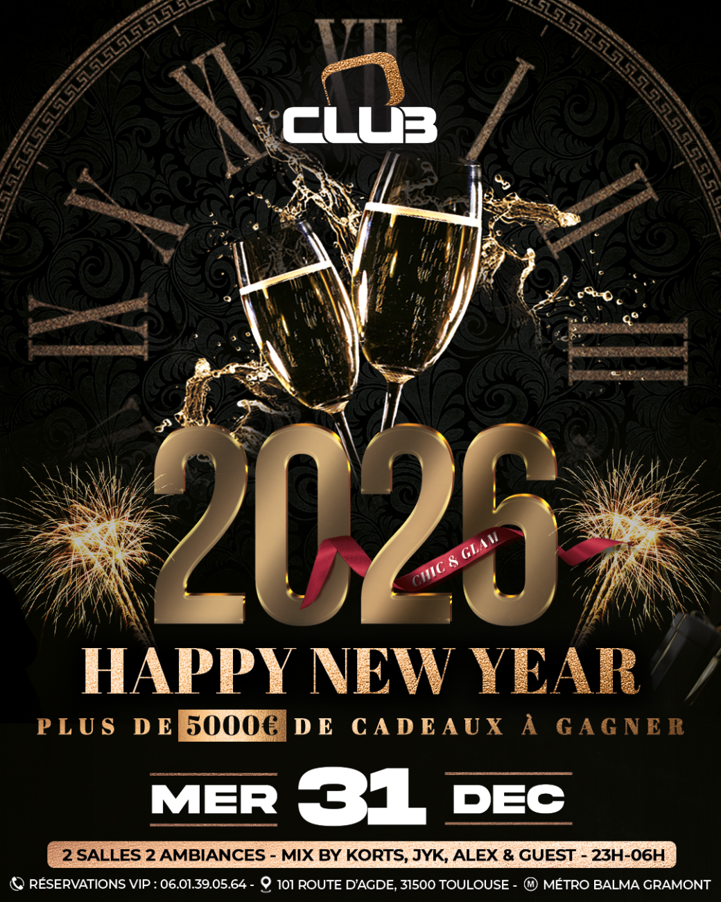 NOUVEL AN 2026  - PRÉVENTES