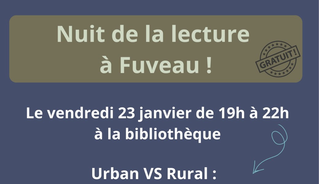 Urban Vs Rural: Soirée jeu de société familliale / Nuit de la lecture