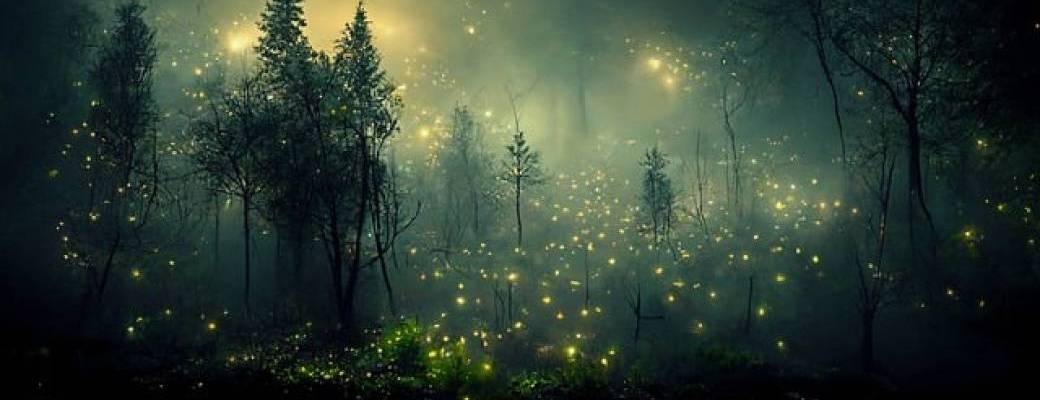 NUIT D'HALLOWEEN... Dans la forêt, il y a ...  NUIT D'HALLOWEEN... Dans la forêt, il y a ...