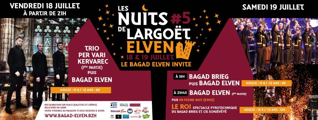 Nuits de Largoët - Invité Bagad Brieg 