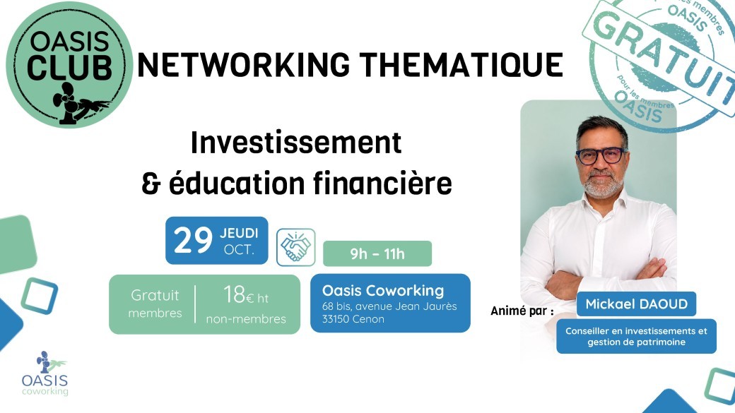 Networking thématique: investissement & éducation financière