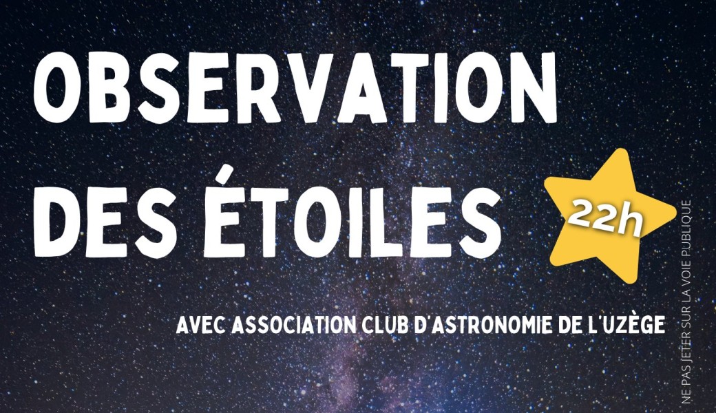 Observation des étoiles
