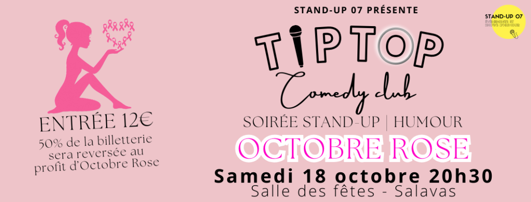 Octobre rose - Stand-Up à Salavas