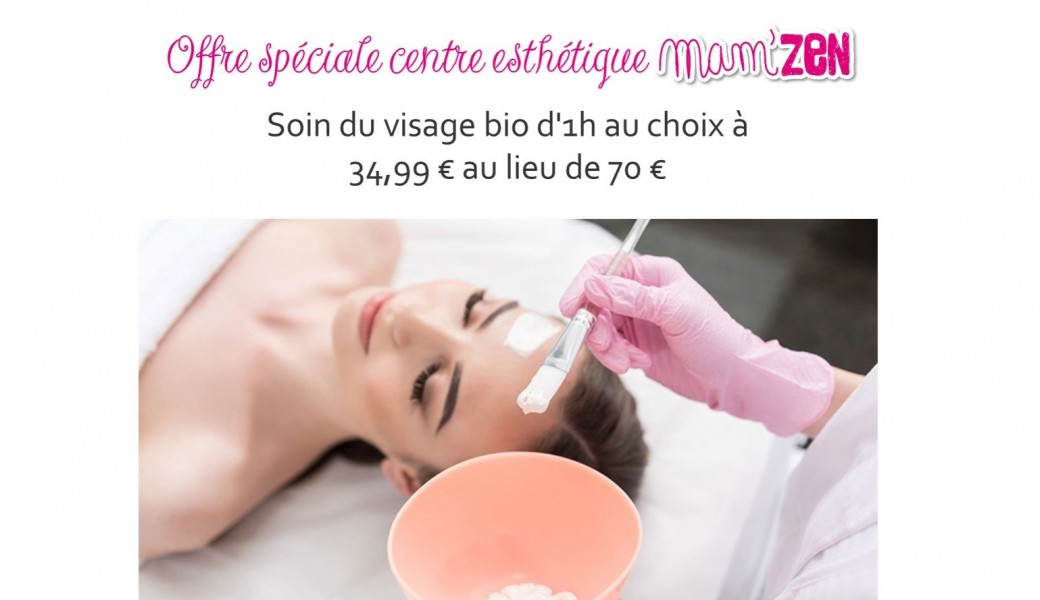Offre spéciale soin du visage bio 34.99 € au lieu de 70 €
