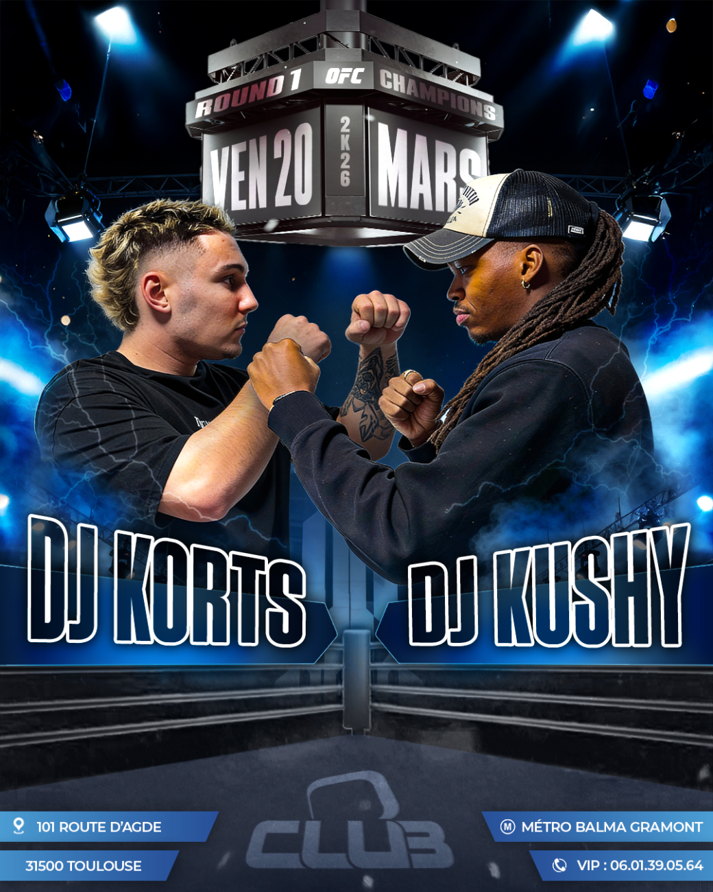 O'FIGHTING CLUB - FREE PASS 00H-01H