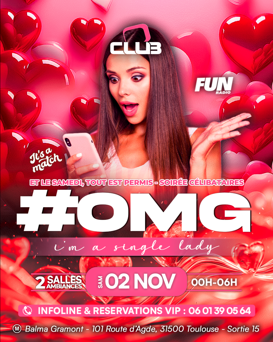 OMG CELIBATAIRES - Free Pass Sacha 00H-01H 