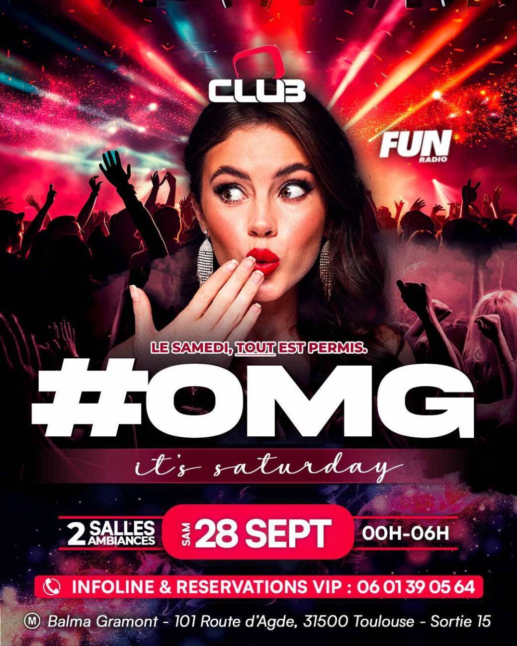 OMG It's Saturday - Free Pass 00H-01H 