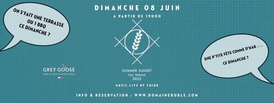 On s'fait une terrasse ce dimanche ?