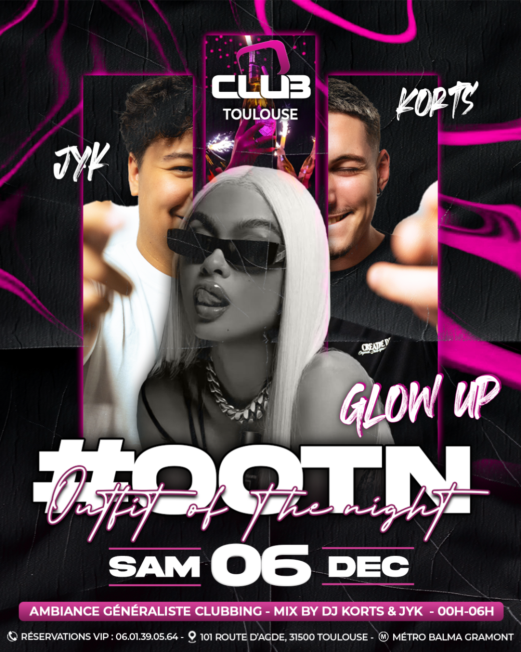 OOTN GLOW UP  - FREE PASS 00H-01H