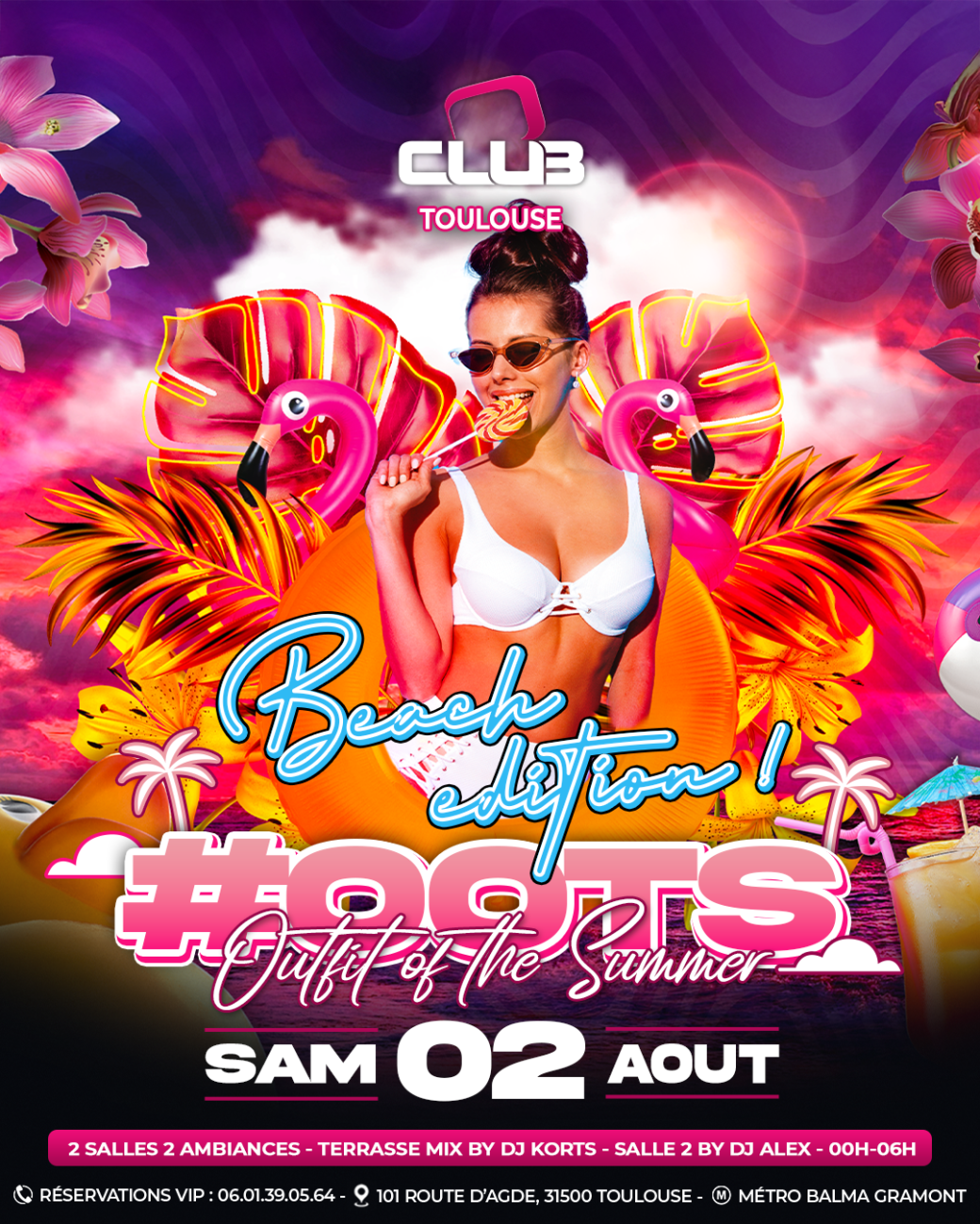 OOTS BEACH - Free Pass 00H-01H 