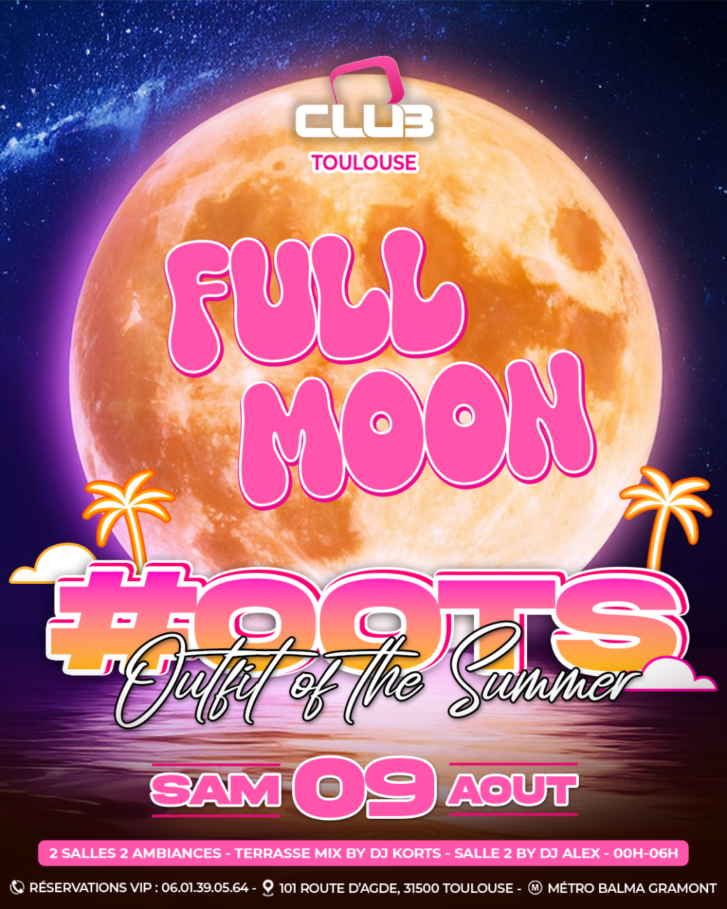 OOTS FULL MOON - Free Pass 00H-01H 