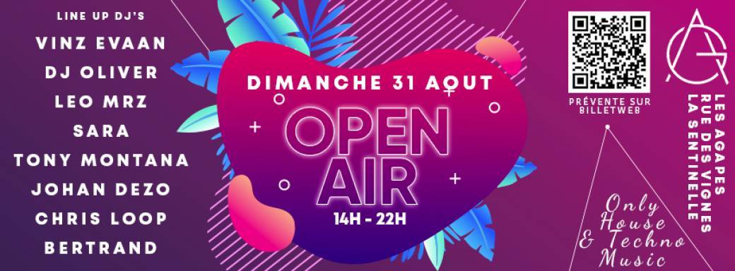Open Air Les Agapes Only House Music