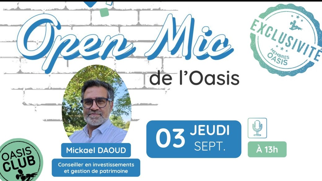 Open mic de l'Oasis : Mickael Daoud