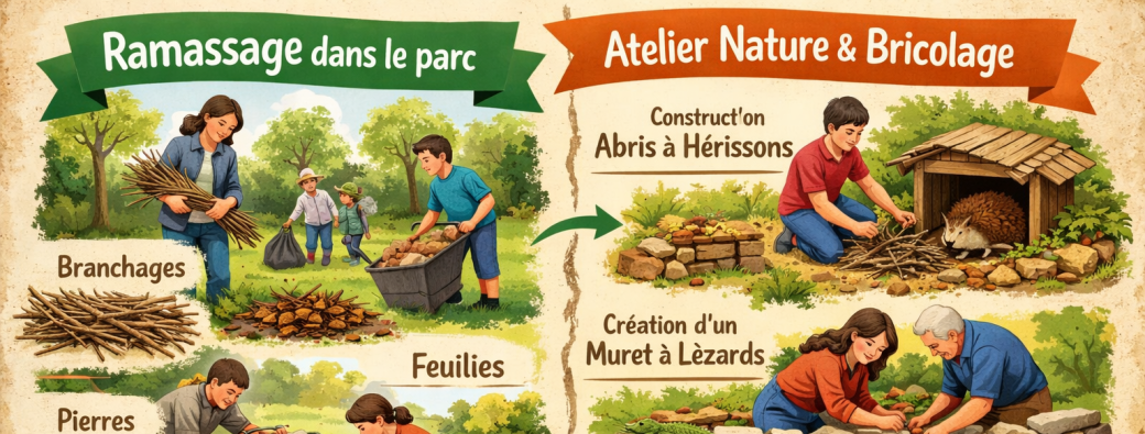 Nettoyage & ramassage dans le Parc