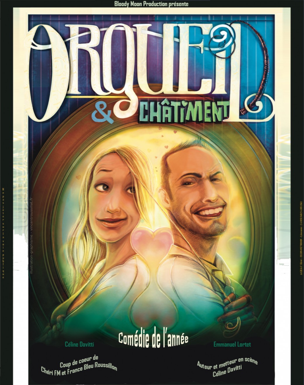 Celine Davitti et Emmanuel Lortet dans "Orgueil & Châtiment" 