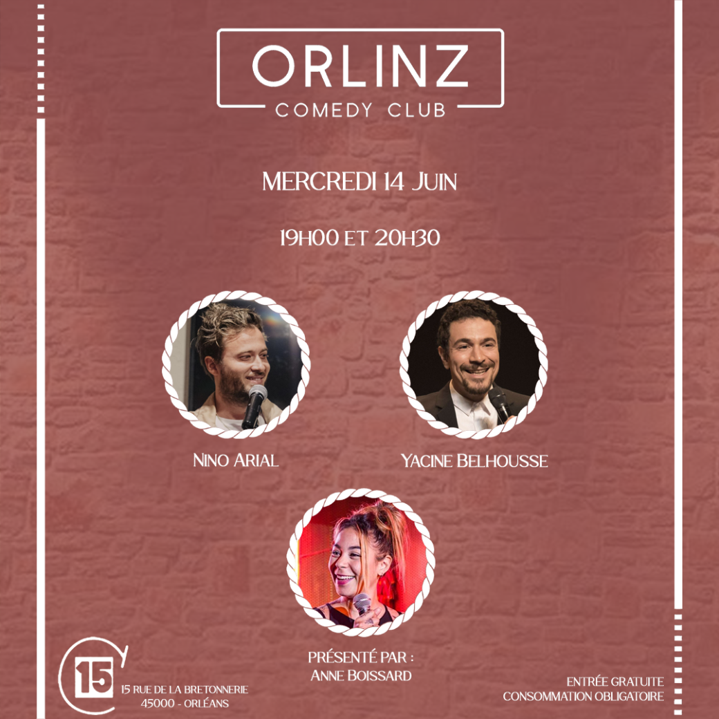 Orlinz Comedy - Mercredi 14 Juin