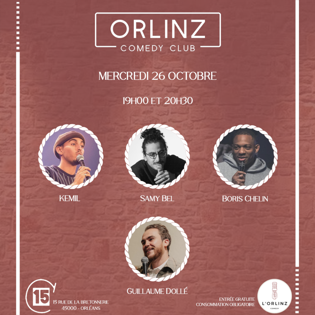 Orlinz Comedy - Mercredi 26 Octobre