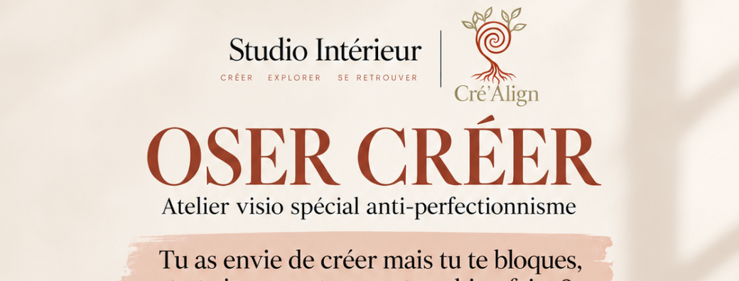 Oser créer : dépasser le perfectionnisme et retrouver le plaisir de créer [Promo Knock]