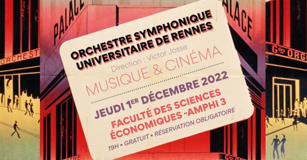 Concert OSUR faculté des sciences économiques