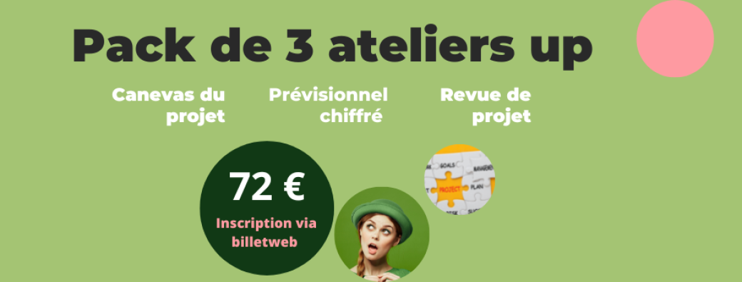 PACK 3 ATELIERS UP - Construire mon Business Plan