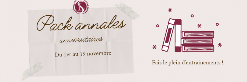 Pack annales PASS S1 2021-2022