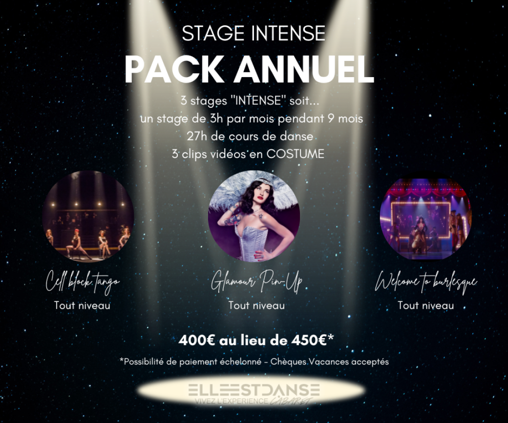 PACK annuel Stages INTENSE- LATTES (34)